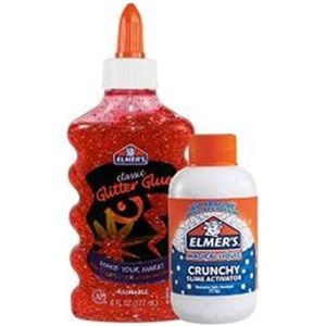 Elmers Glitter Glue Crunchy Slime Kit - Great add on for bundling!